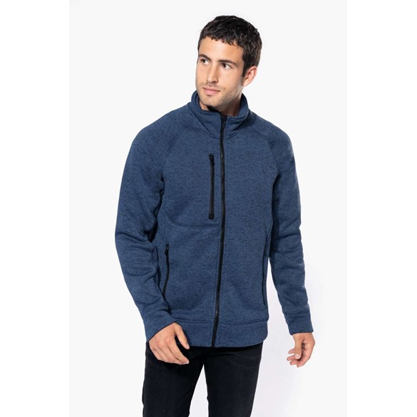 MEN'S FULL ZIP HEATHER JACKET