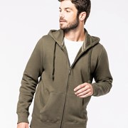 MEN'S FULL ZIP HOODED SWEATSHIRT
