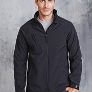 MEN'S HOODED SOFTSHELL JACKET