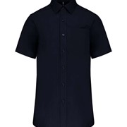 MEN'S SHORT-SLEEVED COTTON POPLIN SHIRT