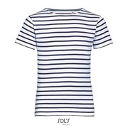 MILES KIDS - ROUND NECK STRIPED T-SHIRT