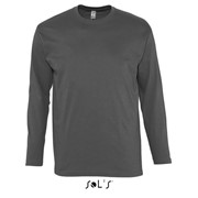 MONARCH MEN'S ROUND COLLAR LONG SLEEVE T-SHIRT