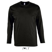 MONARCH MEN'S ROUND COLLAR LONG SLEEVE T-SHIRT