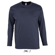 MONARCH MEN'S ROUND COLLAR LONG SLEEVE T-SHIRT