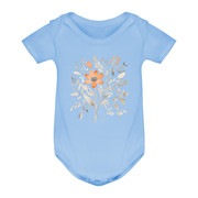 Otroški body Nežno rože