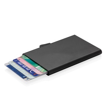 Portefeuille De Carte De CréDit ECYC® avec Blocage RFID éTui Rigide en Aluminium pour Hommes Et Femmes 