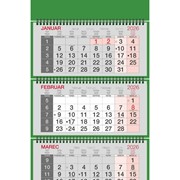 Poslovni kalendar 2025, 3-dijelni sa spiralom