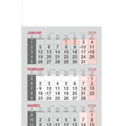 Poslovni kalendar 2025, 3-dijelni, lijepljen
