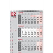 Poslovni kalendar 2025, 4-dijelni sa spiralom