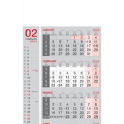 Poslovni kalendar 2025, 4-dijelni, lijepljen