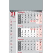 Poslovni kalendar 2026, 3-dijelni sa spiralom