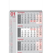Poslovni kalendar 2026, 3-dijelni sa spiralom