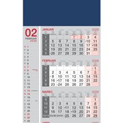 Poslovni kalendar 2026, 4-dijelni, lijepljen