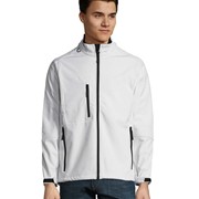 RELAX MEN'S SOFTSHELL ZIPPED JACKET