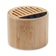 ROUND LUX - Okrugli bežični zvučnik od bambusa