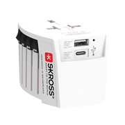 SKROSS World Travel Adapter MUV 2-polni s USB A i C