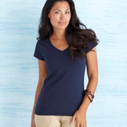 SOFTSTYLE® LADIES' V-NECK T-SHIRT