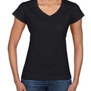SOFTSTYLE® LADIES' V-NECK T-SHIRT