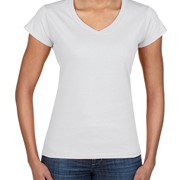 SOFTSTYLE® LADIES' V-NECK T-SHIRT