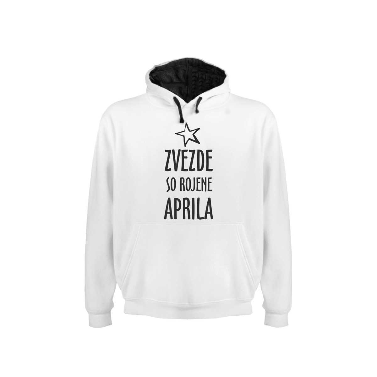 Hoodie Zvezde rojene Aprila