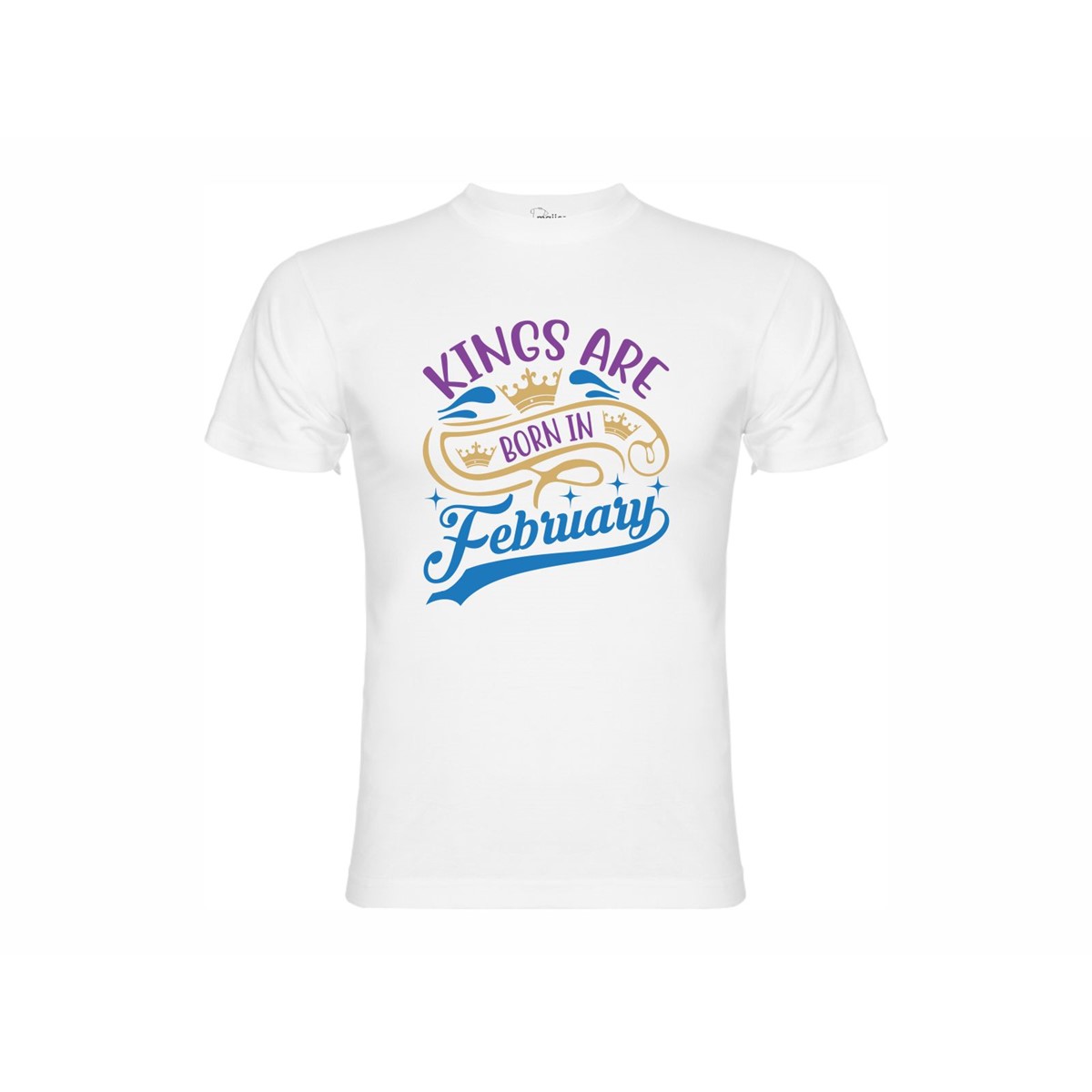 T-shirt Kings are born in February