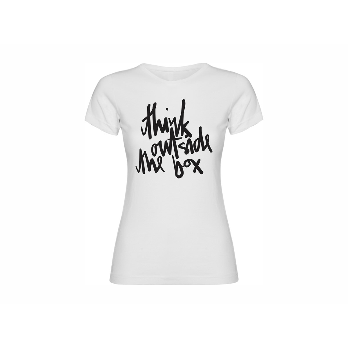 Woman T shirt Outside the Box