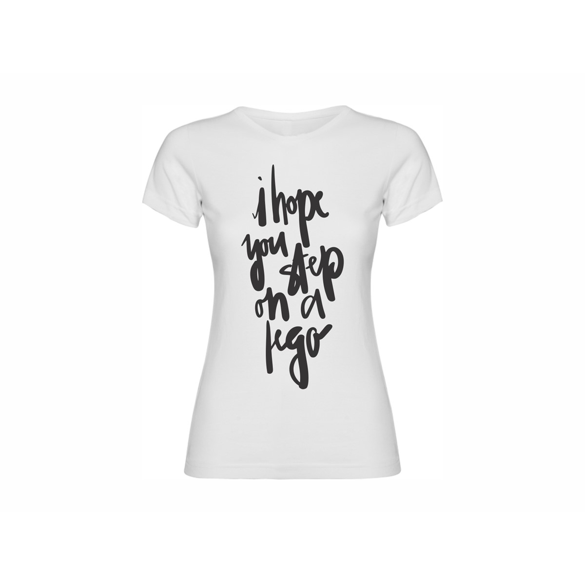 Woman T shirt Step On A Lego