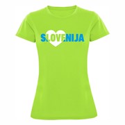 Športna majica ženska Srce Slovenija
