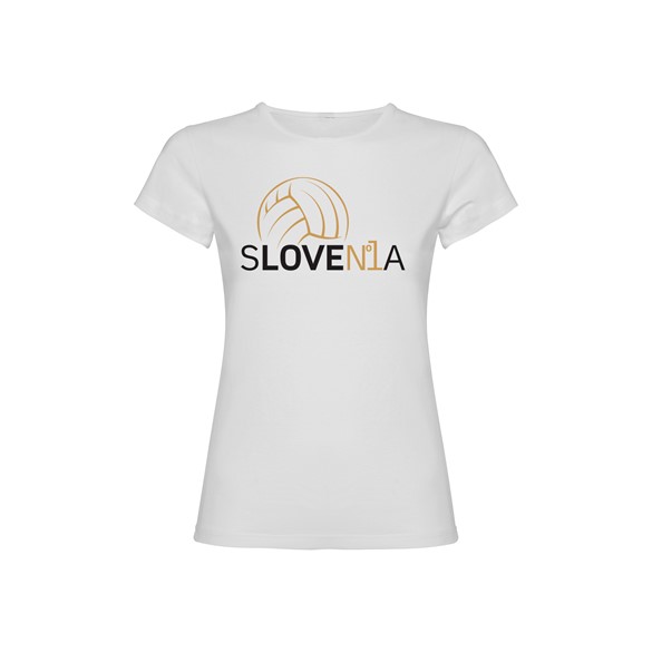 Sports T-shirt women Slovenia No. 1 volleyball