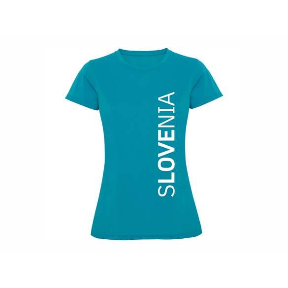 Sports T-shirt women Slovenia Vertical