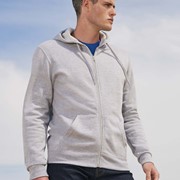 STONE UNISEX ZIP HOODIE