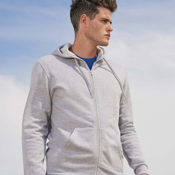 STONE UNISEX ZIP HOODIE