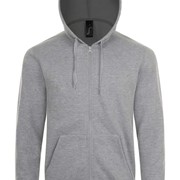 STONE UNISEX ZIP HOODIE