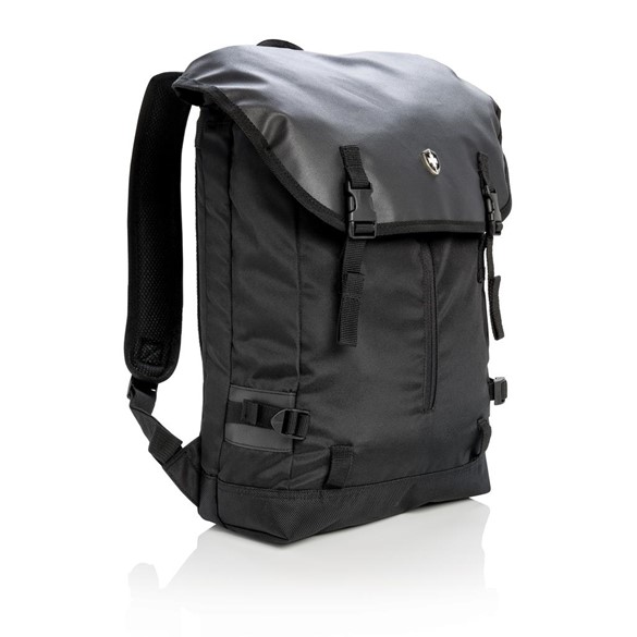 Swiss Peak 17”-os laptop hátizsák, fekete