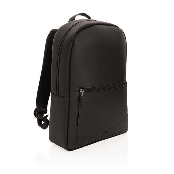 Swiss Peak deluxe vegán bőr laptop hátizsák PVC-mentes