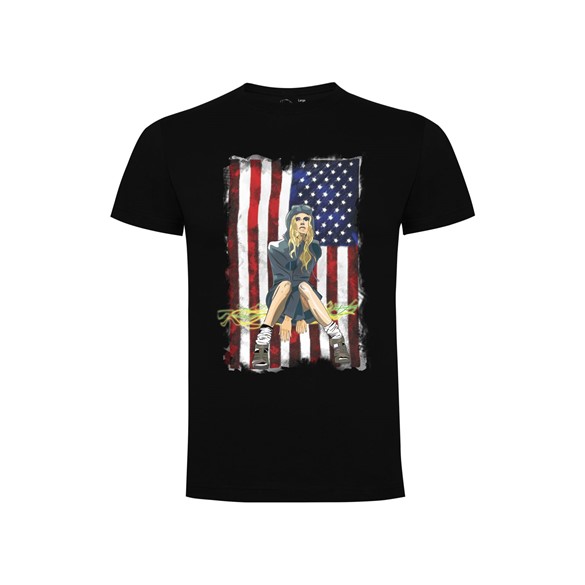 T shirt American girl
