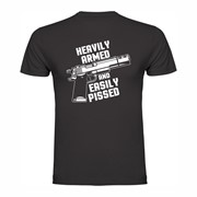 T shirt Heavily Armed