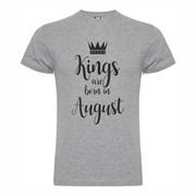 T shirt Kings born August