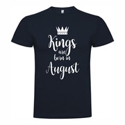 T shirt Kings born August