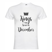 T shirt Kings born December