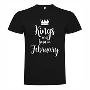 T shirt Kings born February