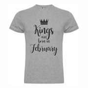 T shirt Kings born February