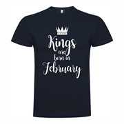 T shirt Kings born February
