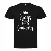 T shirt Kings born January