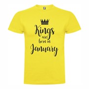 T shirt Kings born January