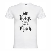 T shirt Kings born March