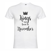 T shirt Kings born November