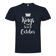 T shirt Kings born October