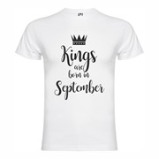 T shirt Kings born September