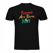 T-shirt Legends are born in July